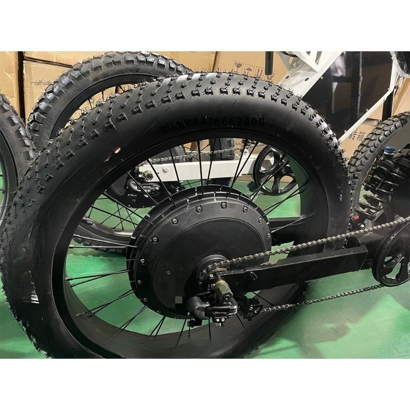 Electric Motorcycle Conversion Kit 72V - ชุดแปลงมอเตอร์ไซค์ไฟฟ้าพร้อมมอเตอร์ QS273 72v 8000w สำหรับยางขนาด 26