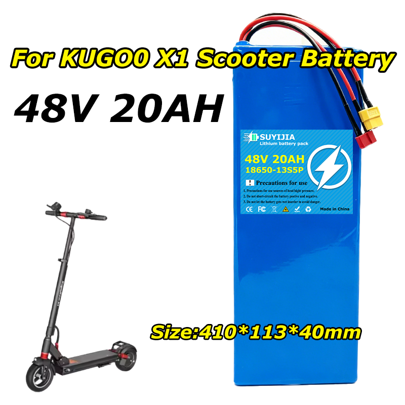 60V 30Ah Electric Scooter Battery - แบตเตอรี่ลิเธียมไอออน 48V 20Ah 13S5P พร้อมแผงป้องกัน 30A