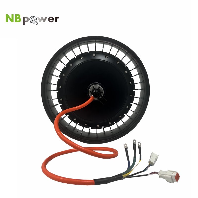 Qs273 Hub Motor 8000W 72V - มอเตอร์ล้อจักรยานไฟฟ้า NBpower/QS273 40H 20x4/24x4/26x4 กำลังไฟ 72V