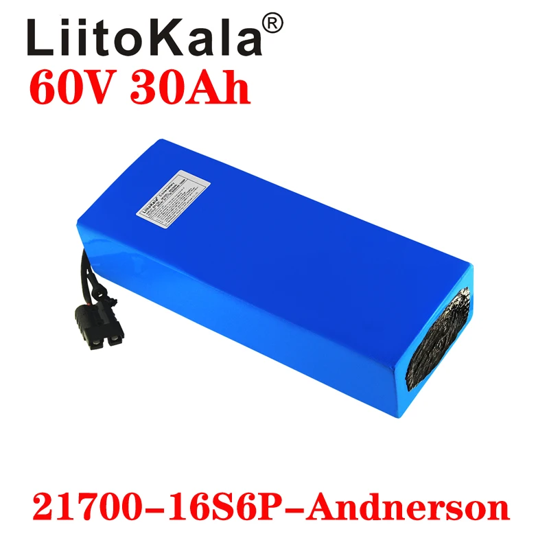Liitokala จักรยานไฟฟ้า60V 16S  - 60V 30Ah Electric Scooter Battery บทวิจารณ์และราคา