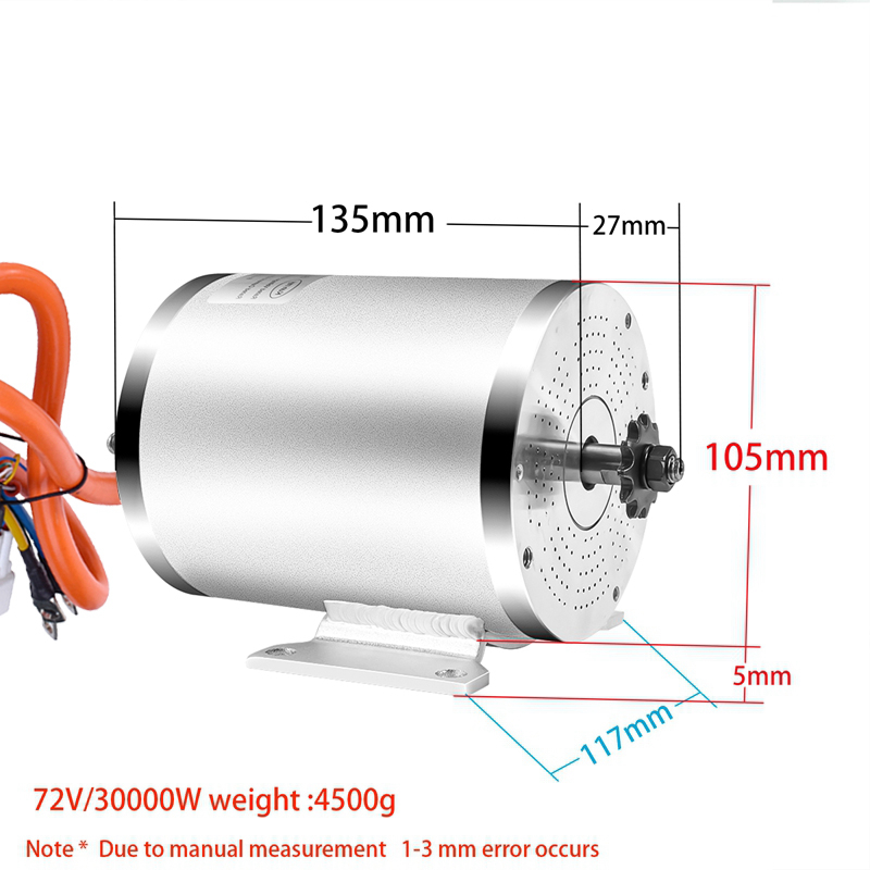 ชุดแปลงมอเตอร์ 3000W 72V มอเตอ - Electric Motorcycle Conversion Kit 72V บทวิจารณ์และราคา